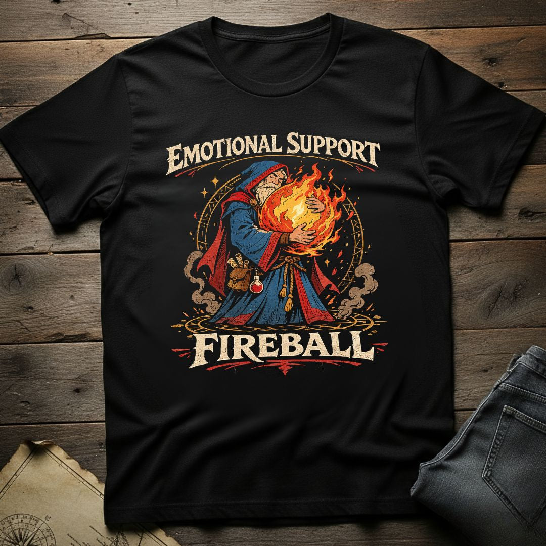 Emotional Support Fireball T-Shirt