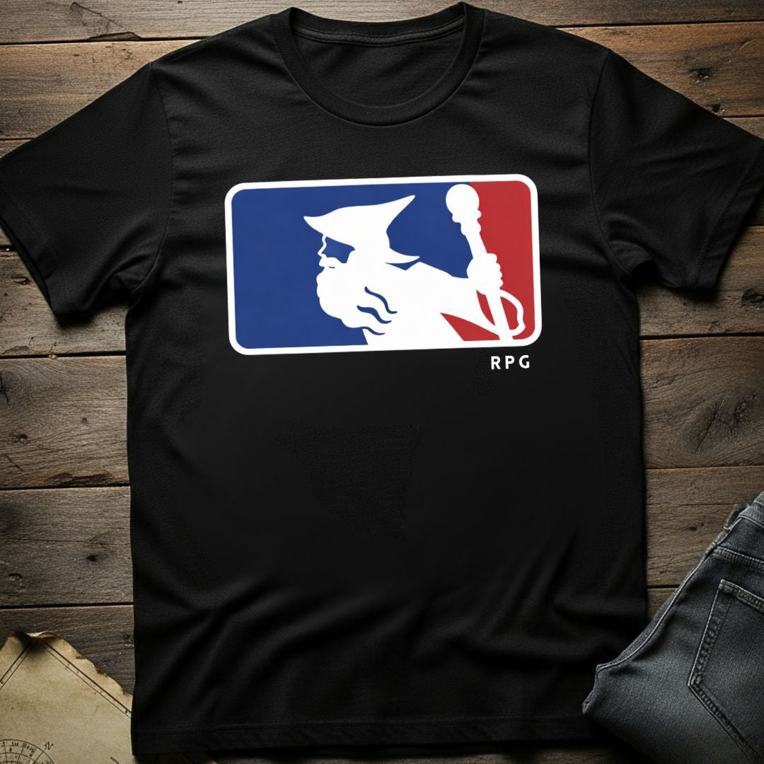 RPG Wizard Badge T-Shirt