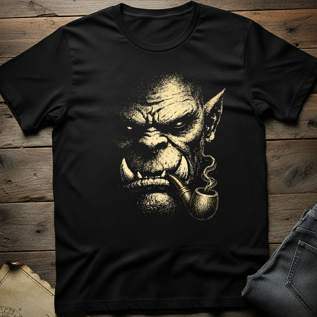 Orc Smoking Pipe T-Shirt