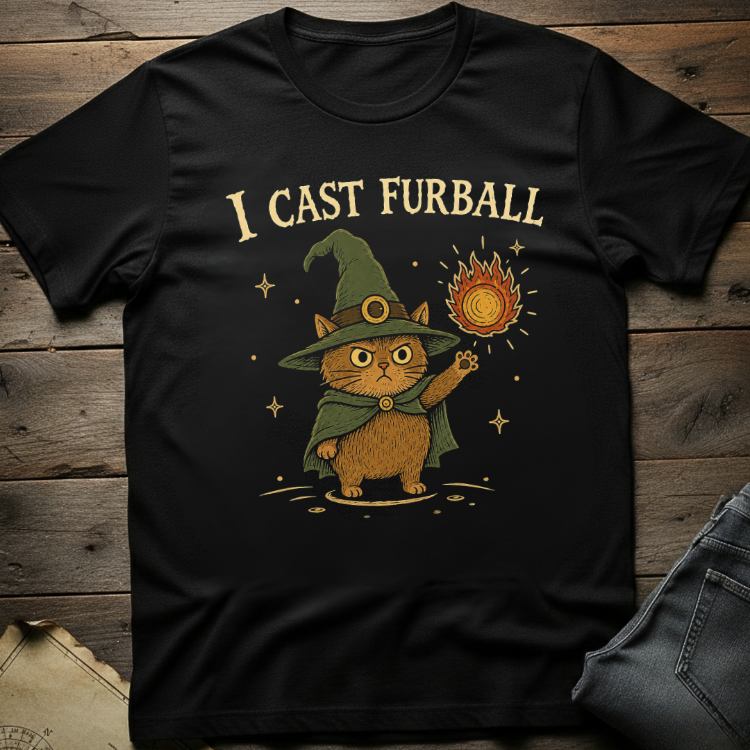 I Cast Furball T-Shirt