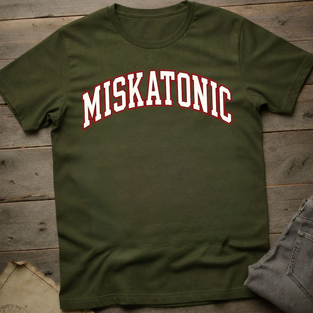 Miskatonic Red Varsity T-Shirt