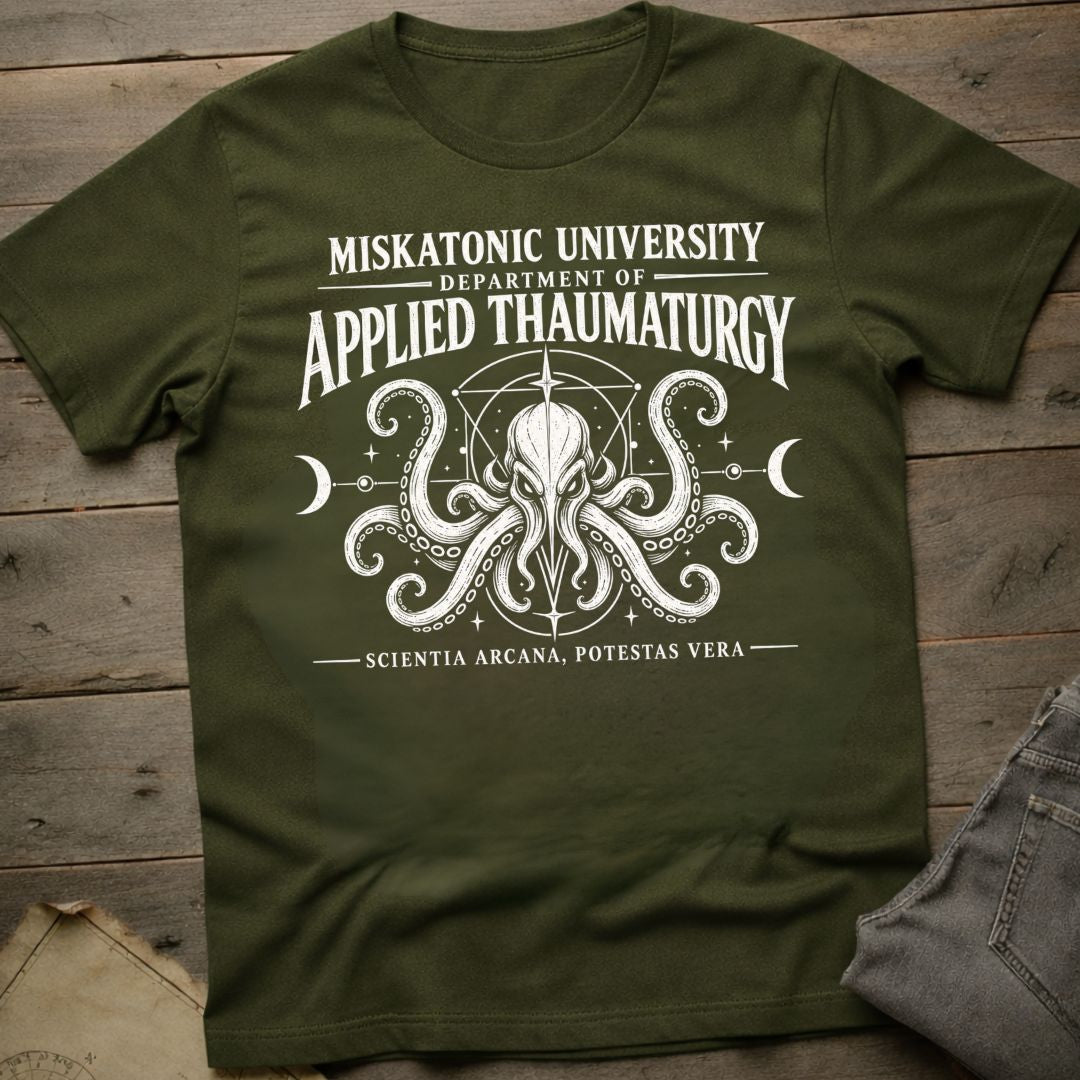Miskatonic Dept of Applied Thaumaturgy T-Shirt