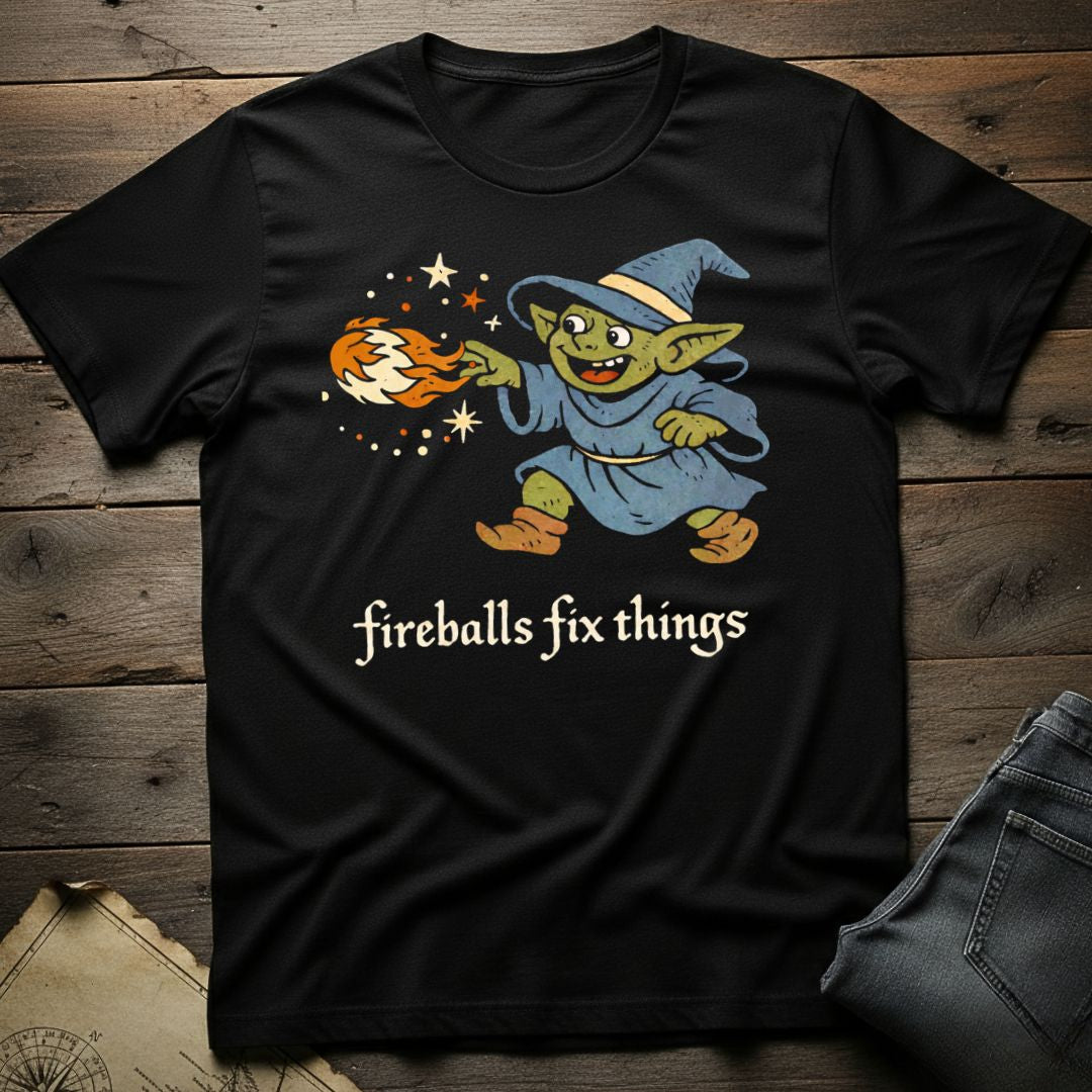 Fireballs Fix Things T-Shirt