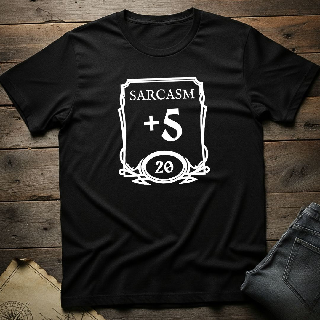 Sarcasm Stat Block T-Shirt
