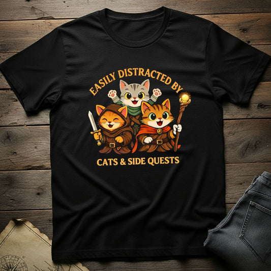 Sidequests and Cats T-Shirt