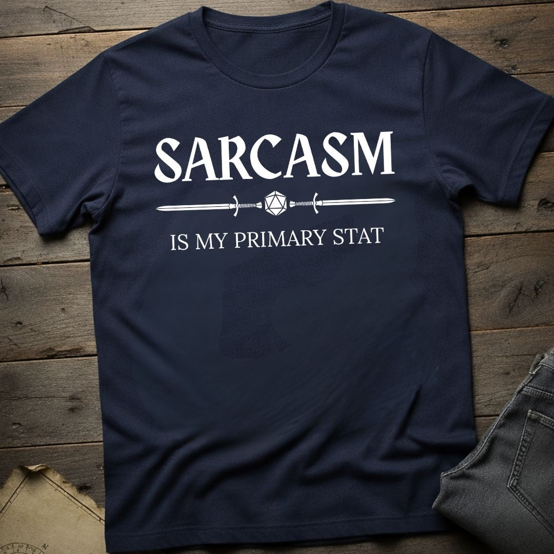 Sarcasm Primary Stat T-Shirt