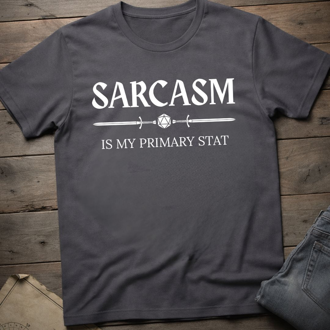 Sarcasm Primary Stat T-Shirt