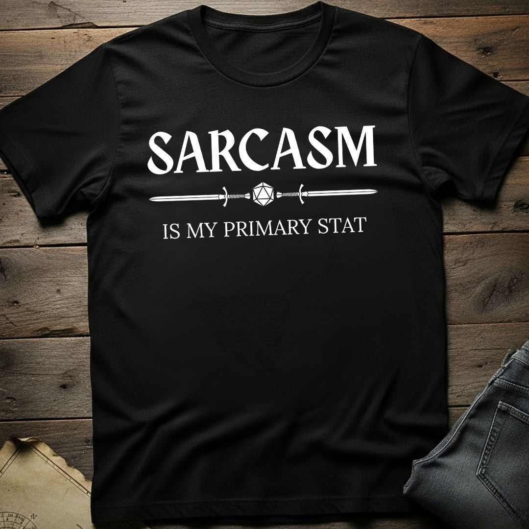 Sarcasm Primary Stat T-Shirt