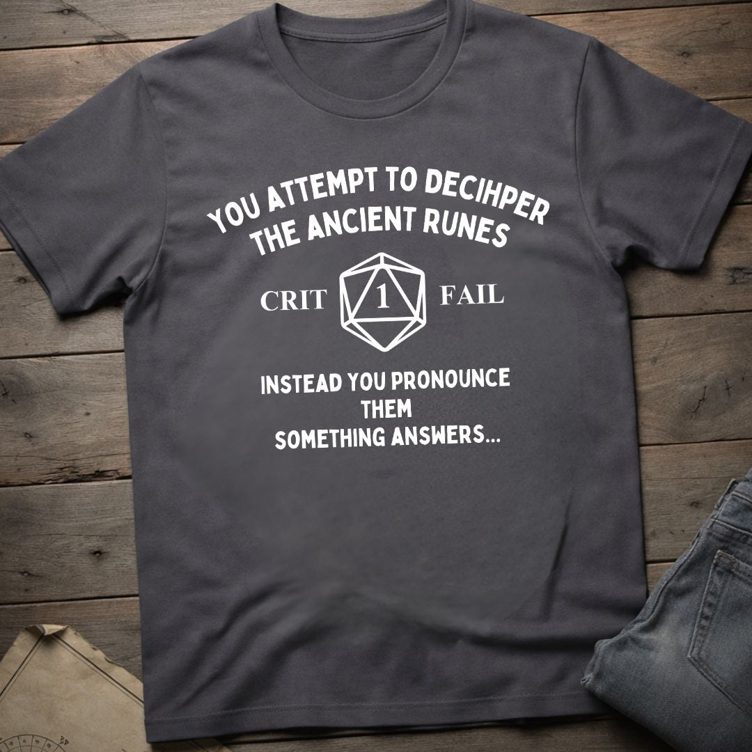 Decipher Runes T-Shirt