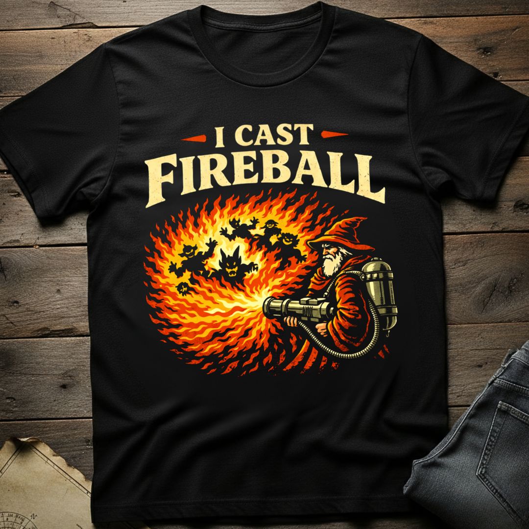 Flamethrower Fireball T-Shirt
