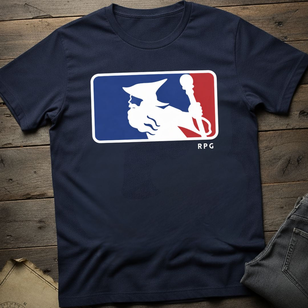 RPG Wizard Badge T-Shirt