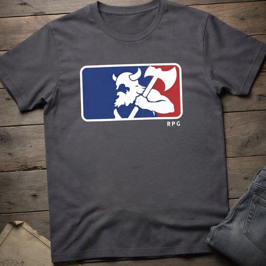 RPG Barbarian Badge T-Shirt