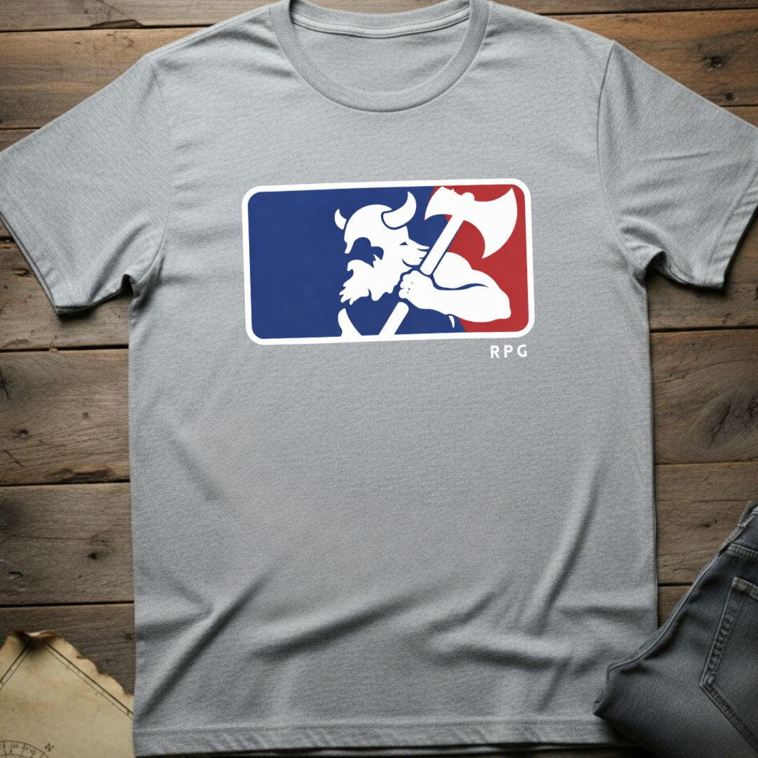 RPG Barbarian Badge T-Shirt