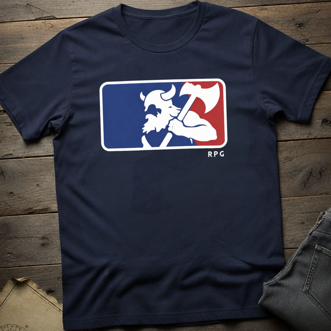 RPG Barbarian Badge T-Shirt