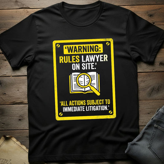 Warning Rules Lawyer T-Shirt