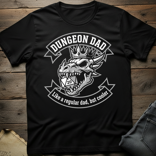 Dragon Skull Dungeon Dad T-Shirt