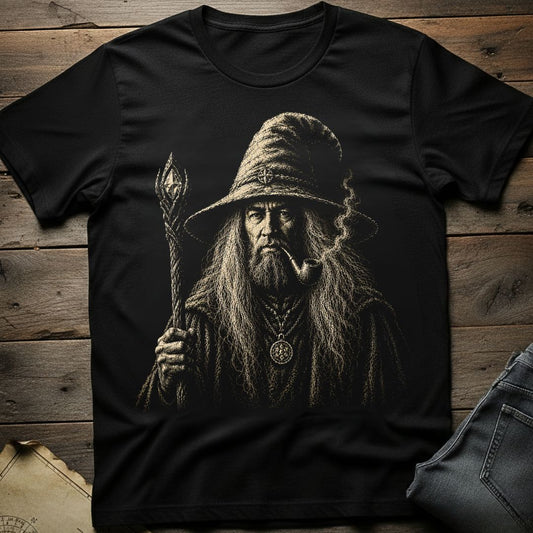 Ed the Wizard with Staff T-Shirt