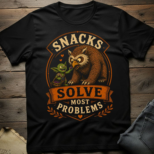 Snacks Solve Most Problems T-Shirt