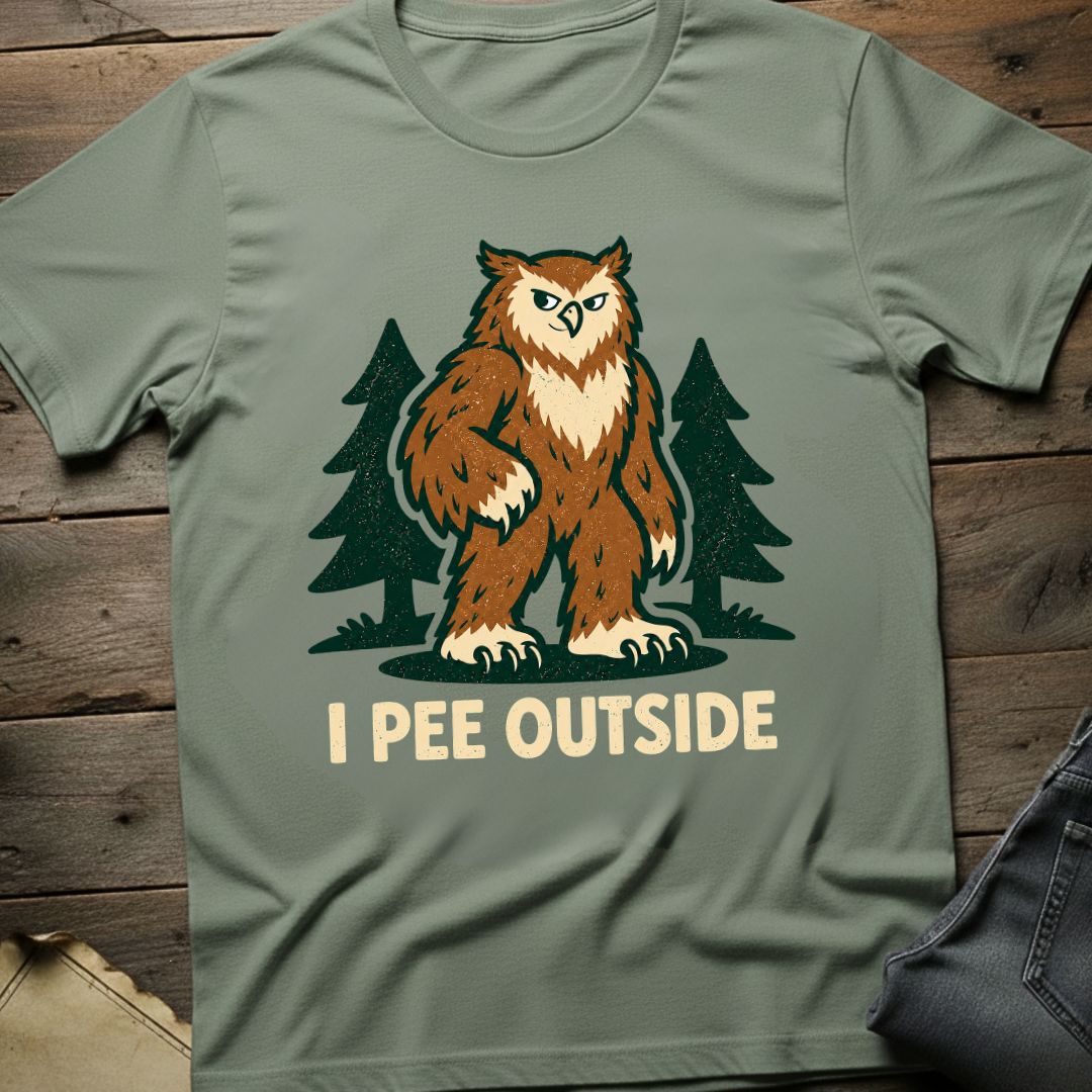 I Pee Outside Owlbear T-Shirt