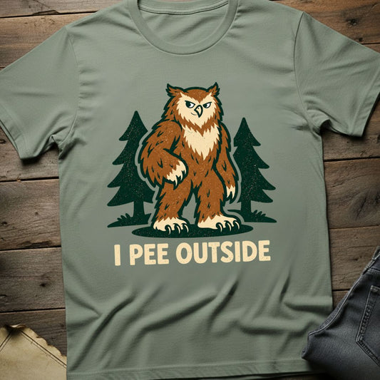 I Pee Outside Owlbear T-Shirt