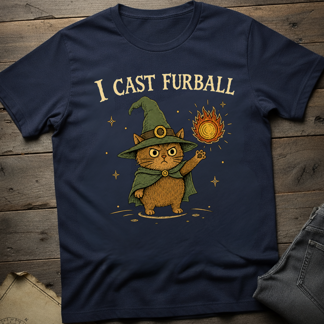 I Cast Furball T-Shirt