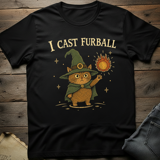 I Cast Furball T-Shirt