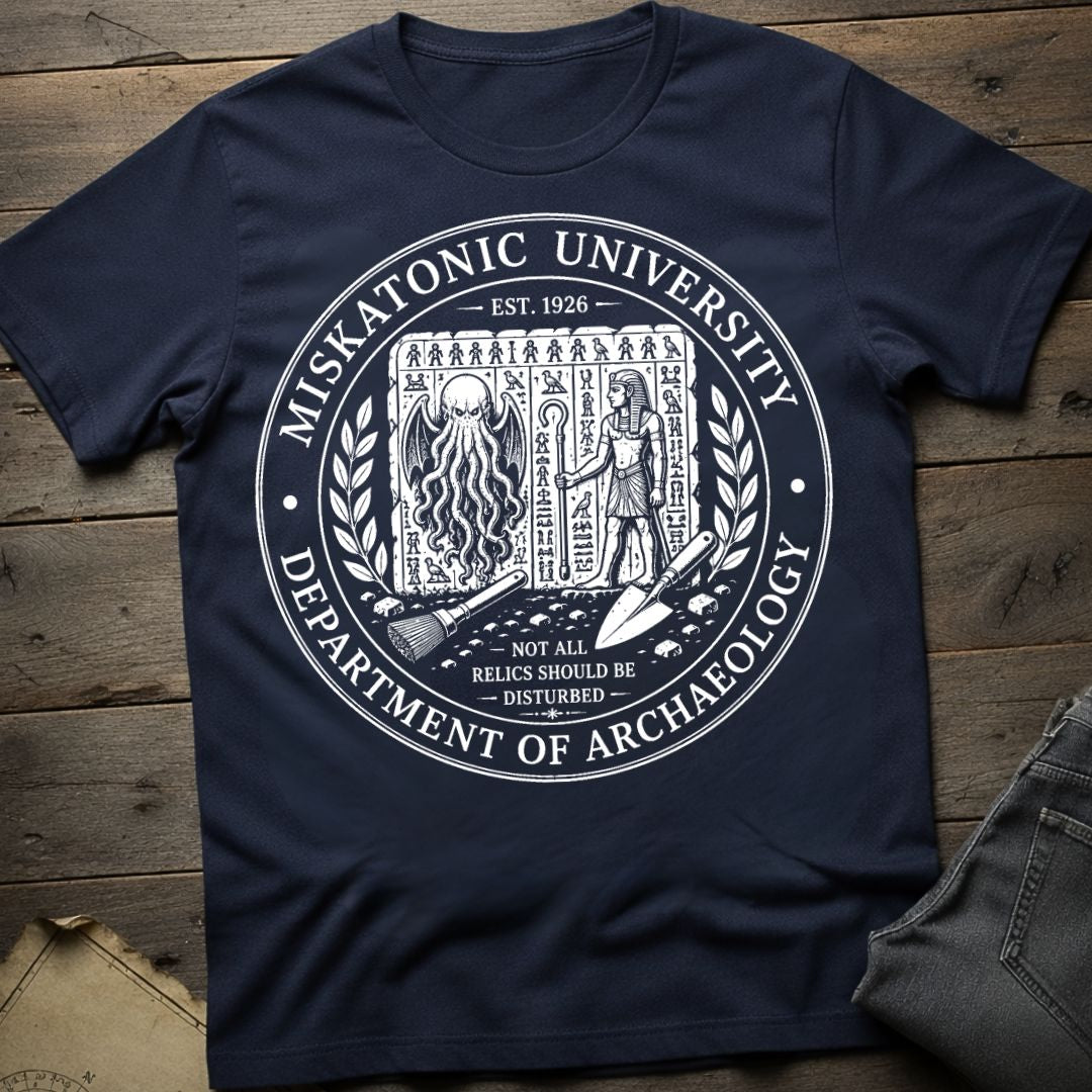 Miskatonic Dept of Archaeology T-Shirt