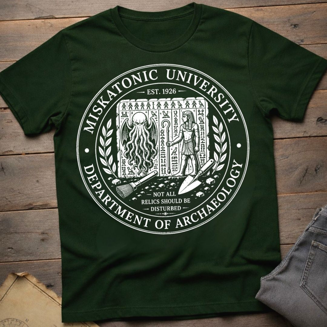 Miskatonic Dept of Archaeology T-Shirt
