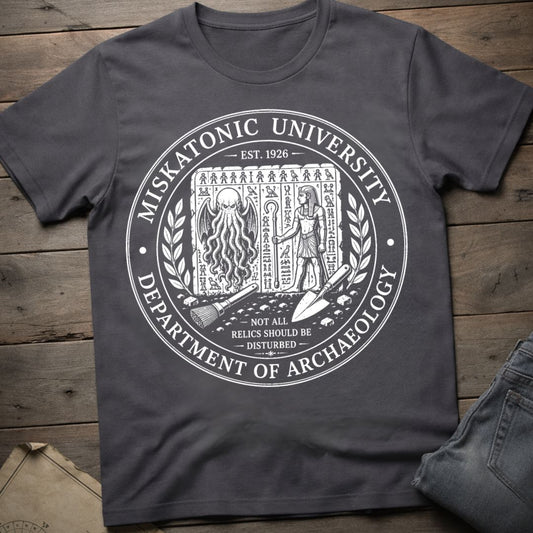 Miskatonic Dept of Archaeology T-Shirt