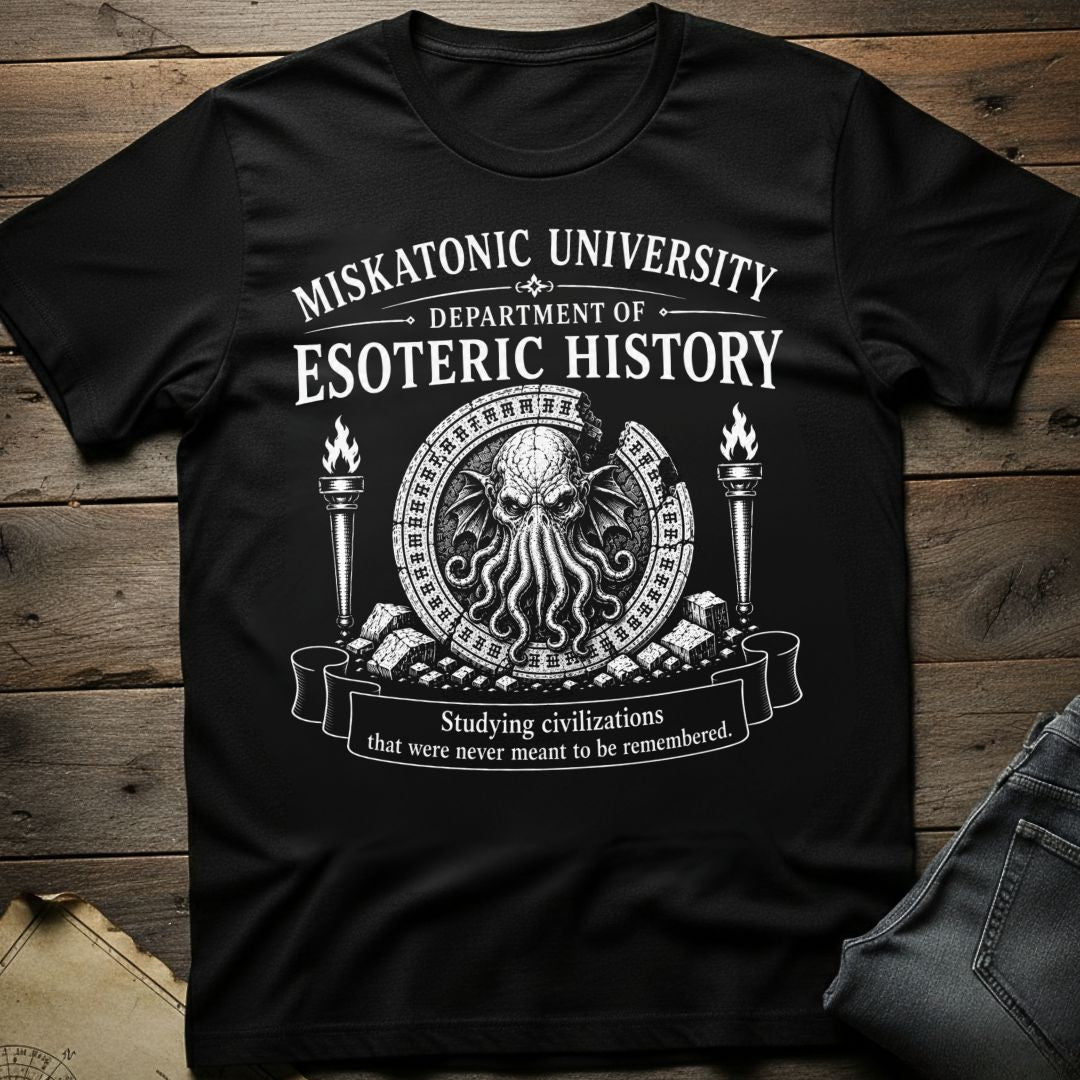 Miskatonic Dept of Esoteric History T-Shirt