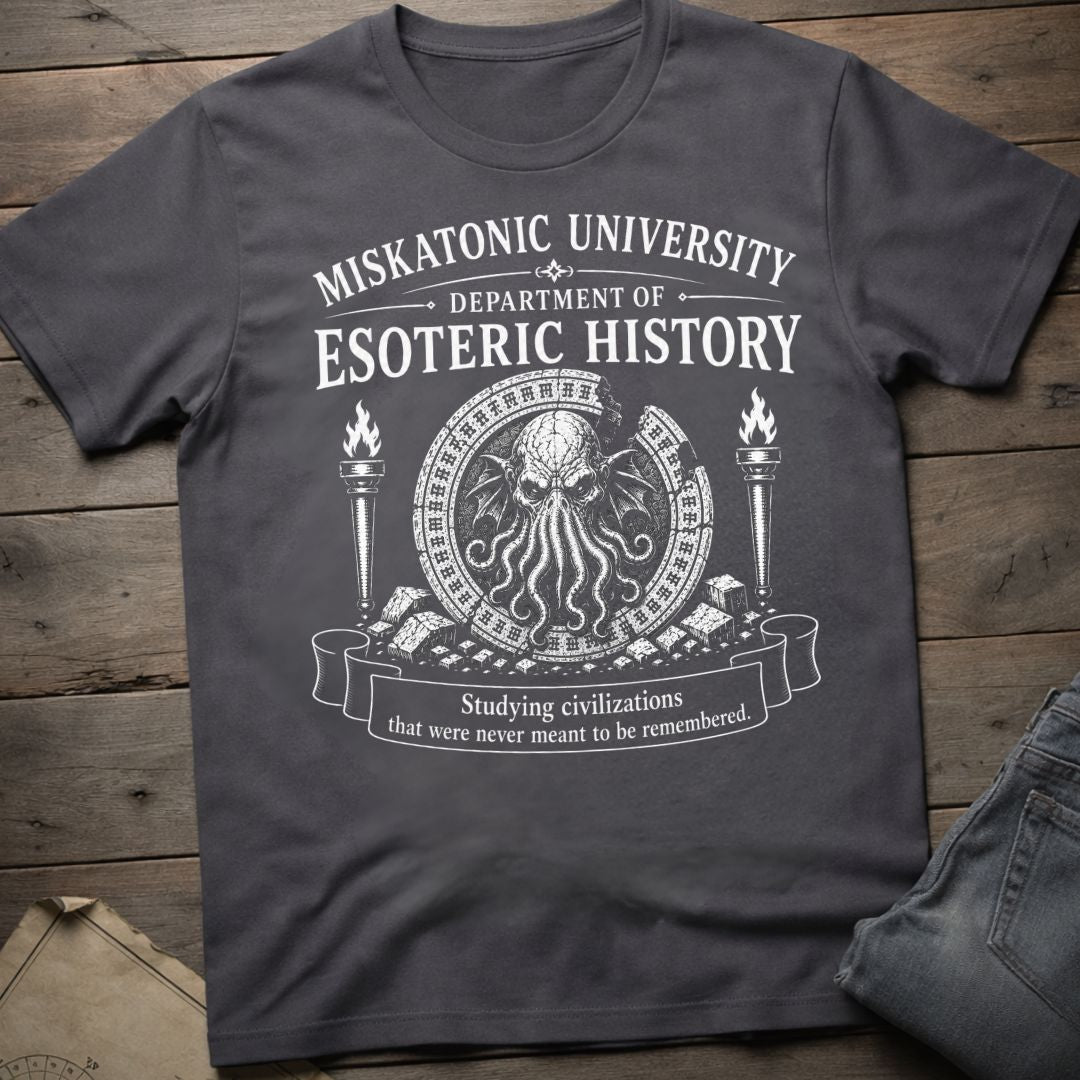Miskatonic Dept of Esoteric History T-Shirt