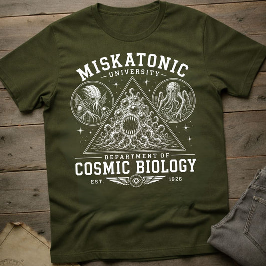Miskatonic Dept of Cosmic Biology T-Shirt