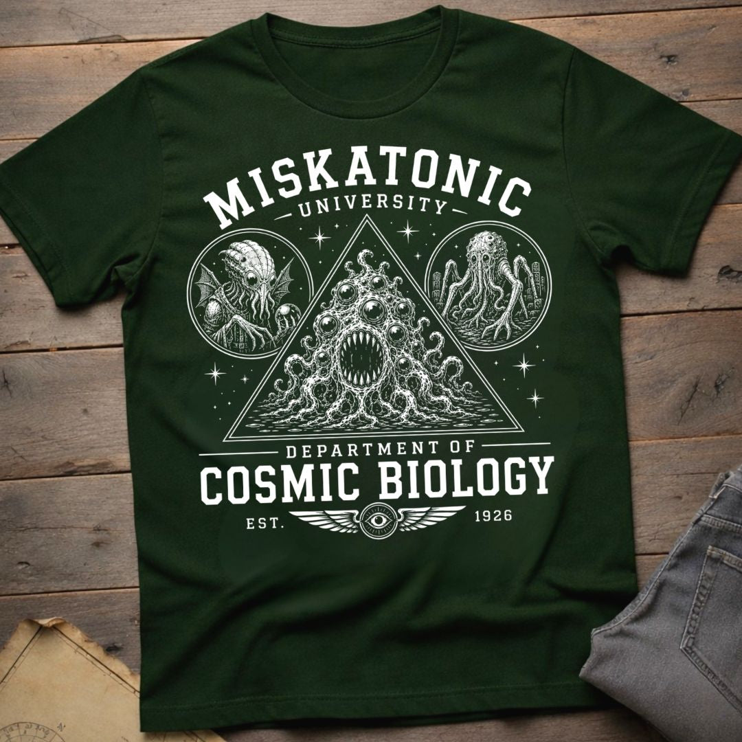 Miskatonic Dept of Cosmic Biology T-Shirt