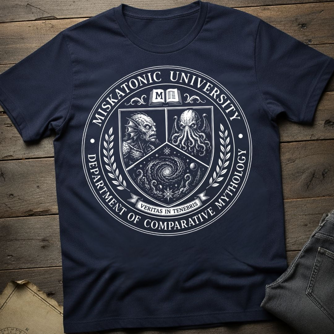 Miskatonic Dept of Comparative Mythology T-Shirt