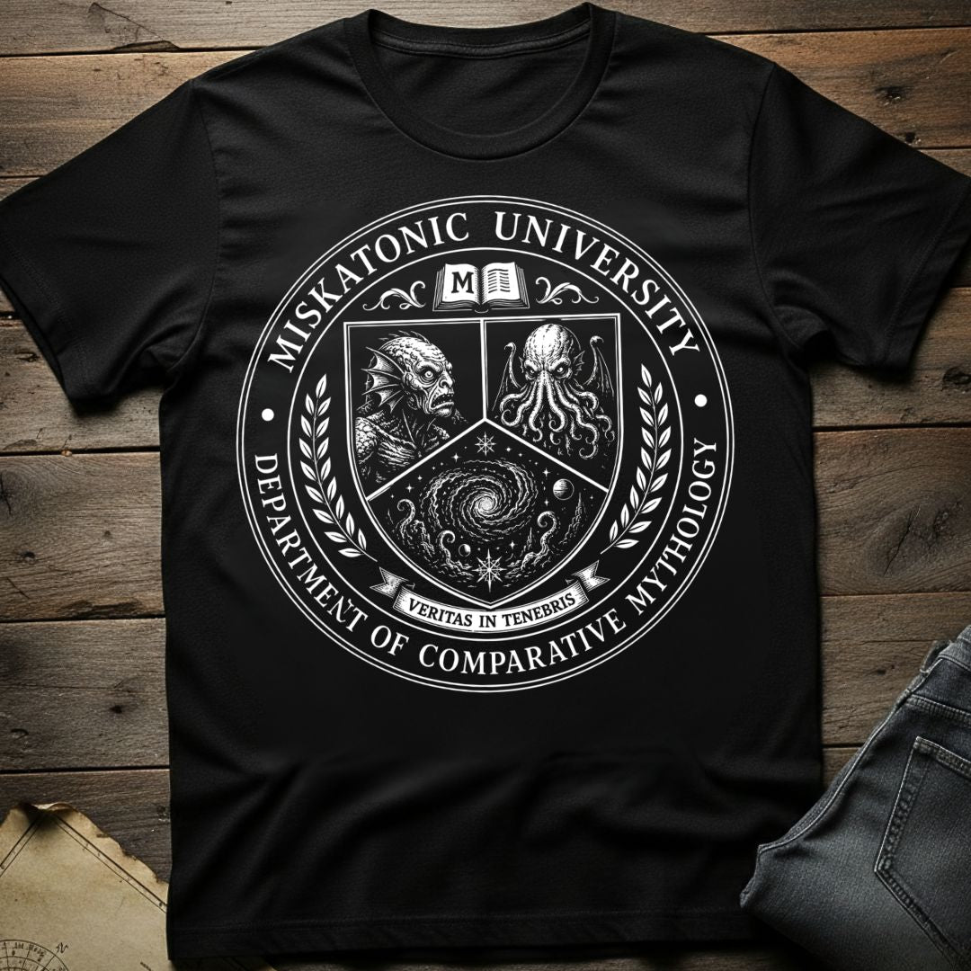 Miskatonic Dept of Comparative Mythology T-Shirt