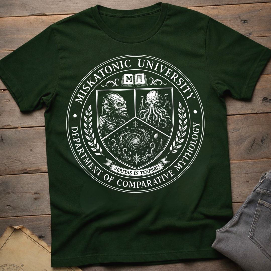 Miskatonic Dept of Comparative Mythology T-Shirt