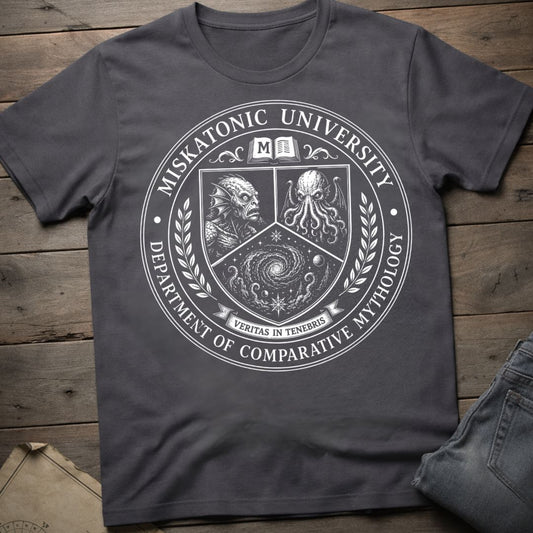 Miskatonic Dept of Comparative Mythology T-Shirt