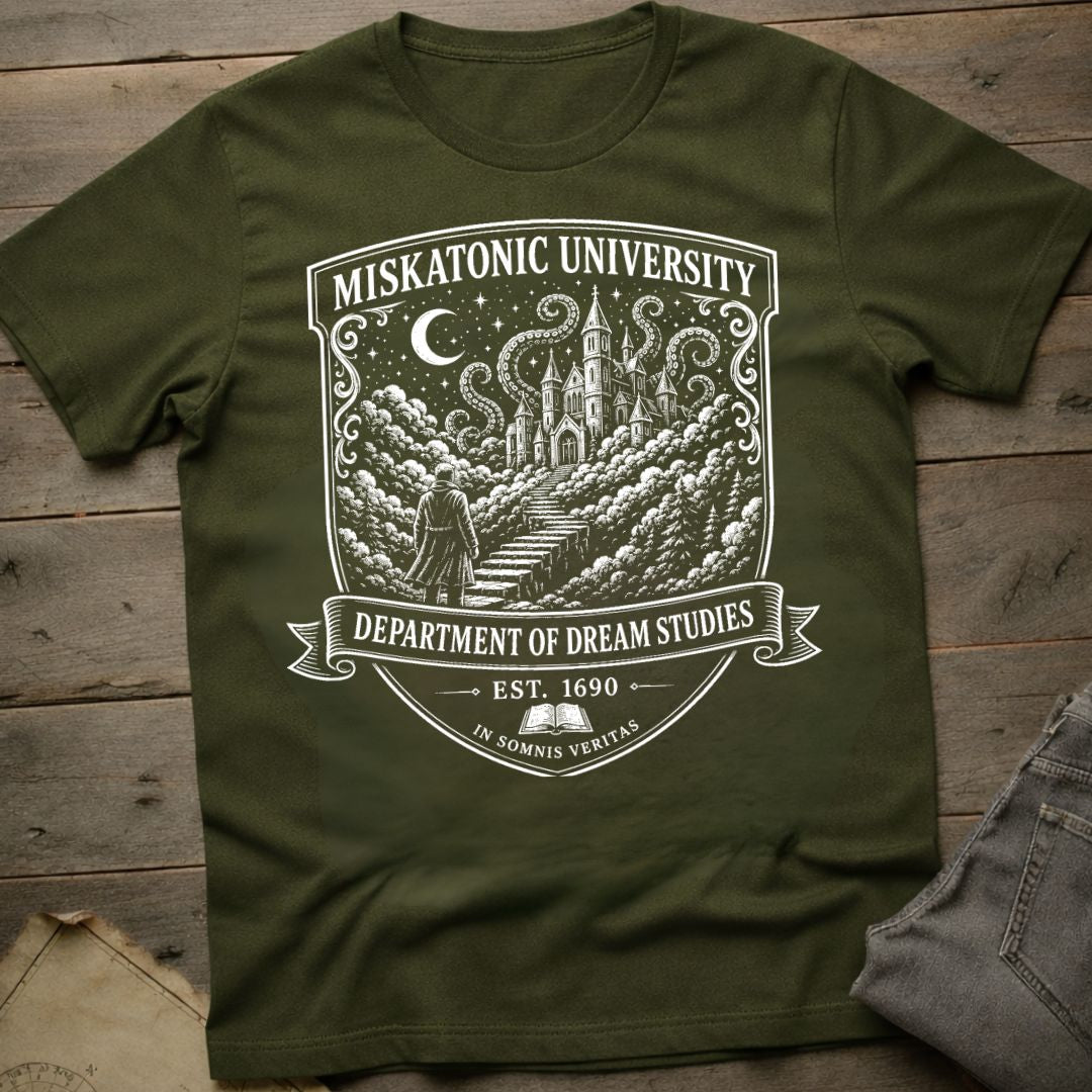 Miskatonic Dept of Dream Studies T-Shirt