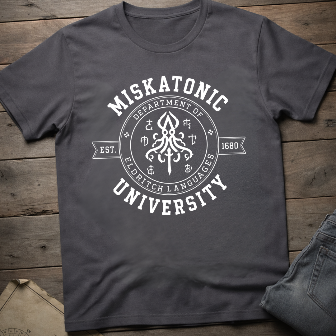 Miskatonic Dept of  Eldritch Languages  T-Shirt