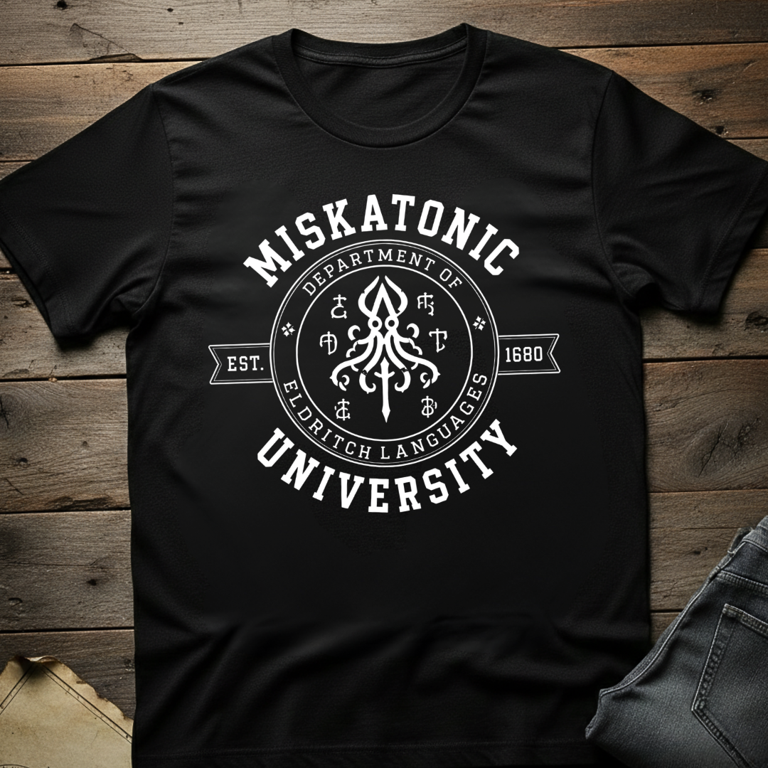 Miskatonic Dept of  Eldritch Languages  T-Shirt