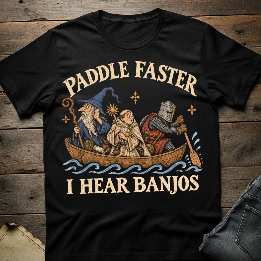Paddle Faster  T-Shirt