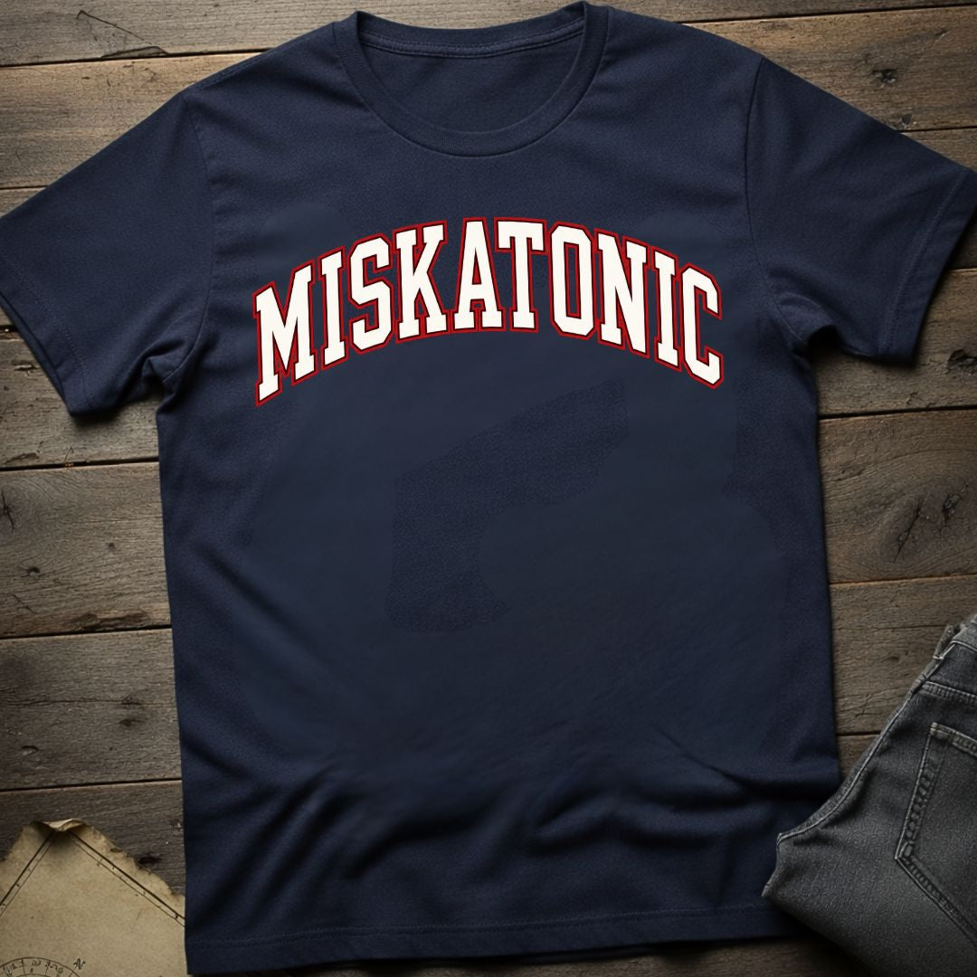 Miskatonic Red Varsity T-Shirt