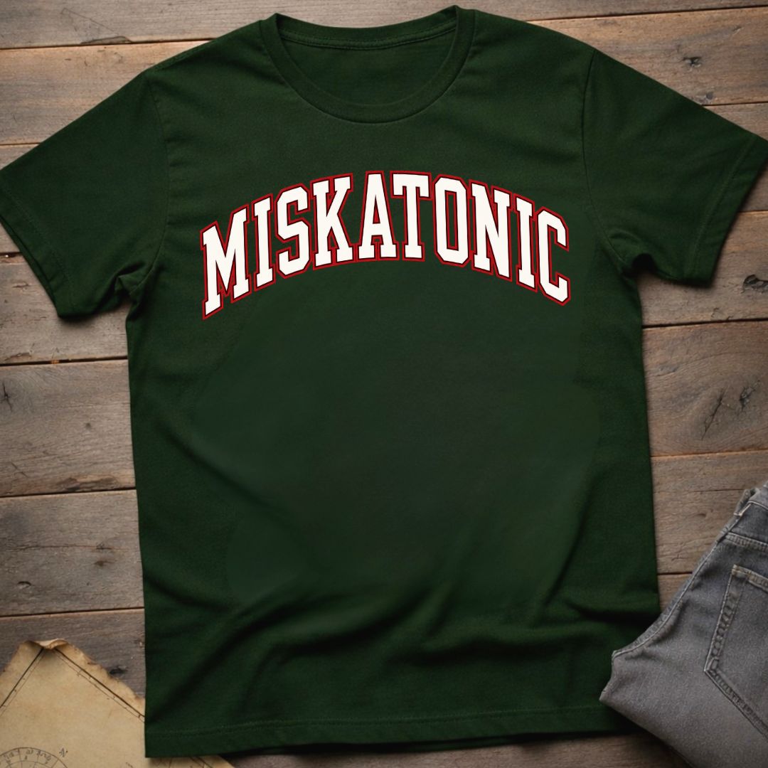 Miskatonic Red Varsity T-Shirt
