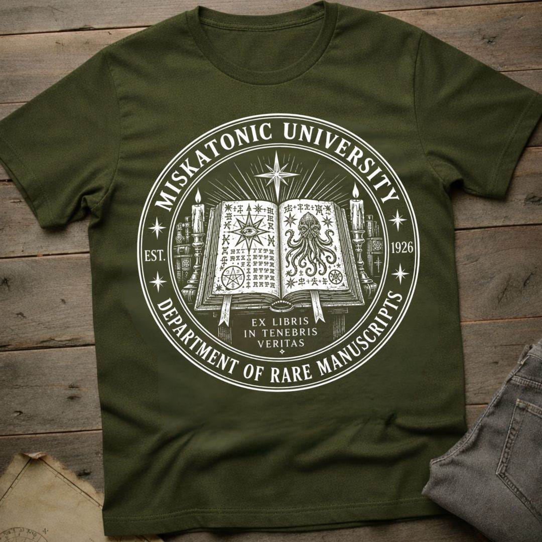 Miskatonic Dept of Rare Manuscripts T-Shirt