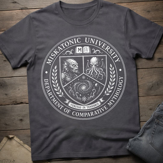 Miskatonic Dept of Comparative Mythology T-Shirt