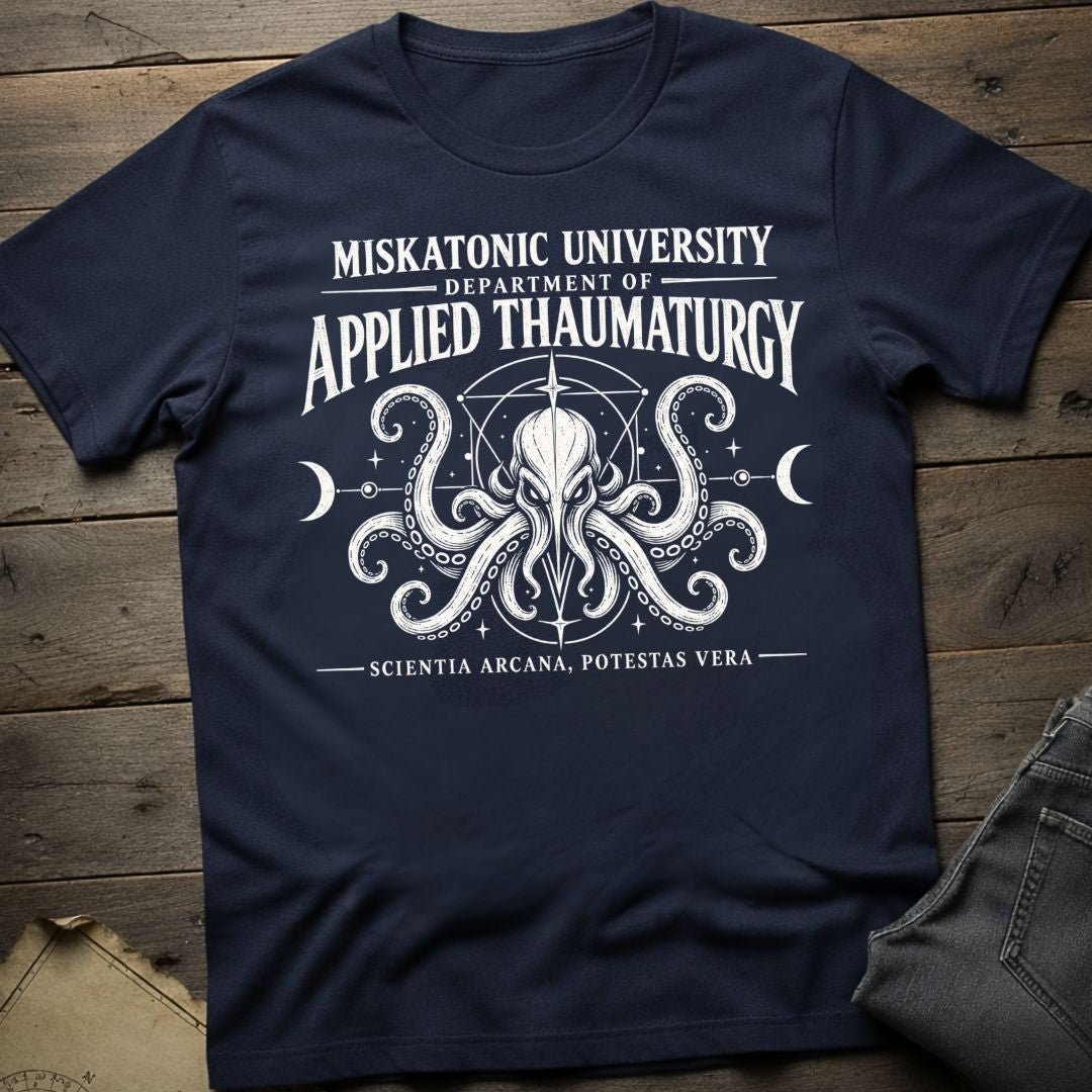 Miskatonic Dept of Applied Thaumaturgy T-Shirt