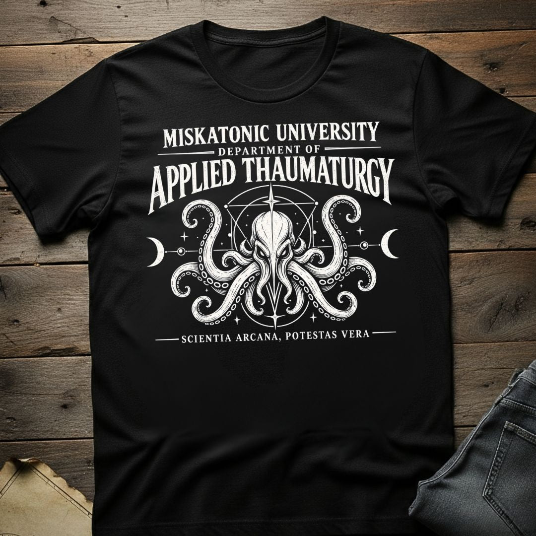 Miskatonic Dept of Applied Thaumaturgy T-Shirt