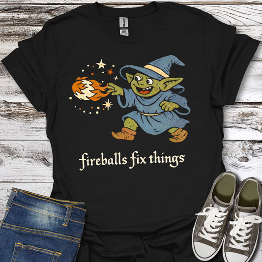 Fireballs Fix Things T-Shirt